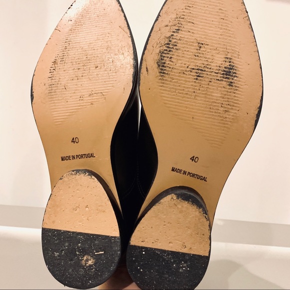 Genuine Leather Unique Pointed Toe Loafers - Picture 4 of 4